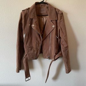 Blanknyc Suede Jacket- brown